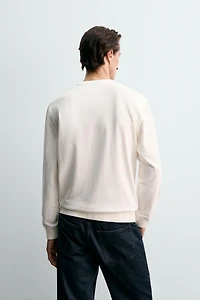 SOFT CREWNECK WASHED SWEATSHIRT