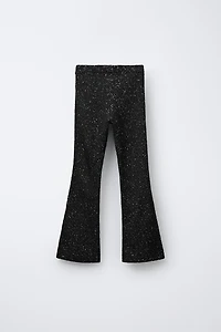 SEQUIN FLARE PANTS