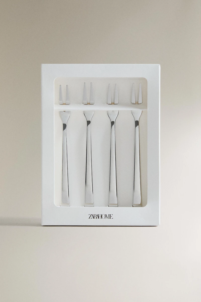 STEEL APPETIZER PICKS SET