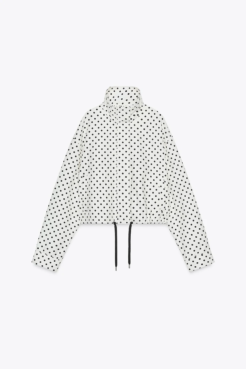 POLKA DOT PUFFER JACKET