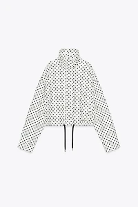 POLKA DOT PUFFER JACKET