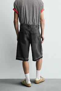 BAGGY FIT DENIM SHORTS