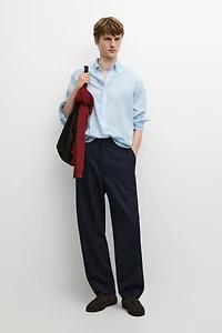 100% cotton twill regular fit shirt