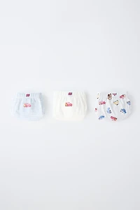 1 1/2-6 YEARS/ THREE-PACK CARS © DISNEY BRIEFS