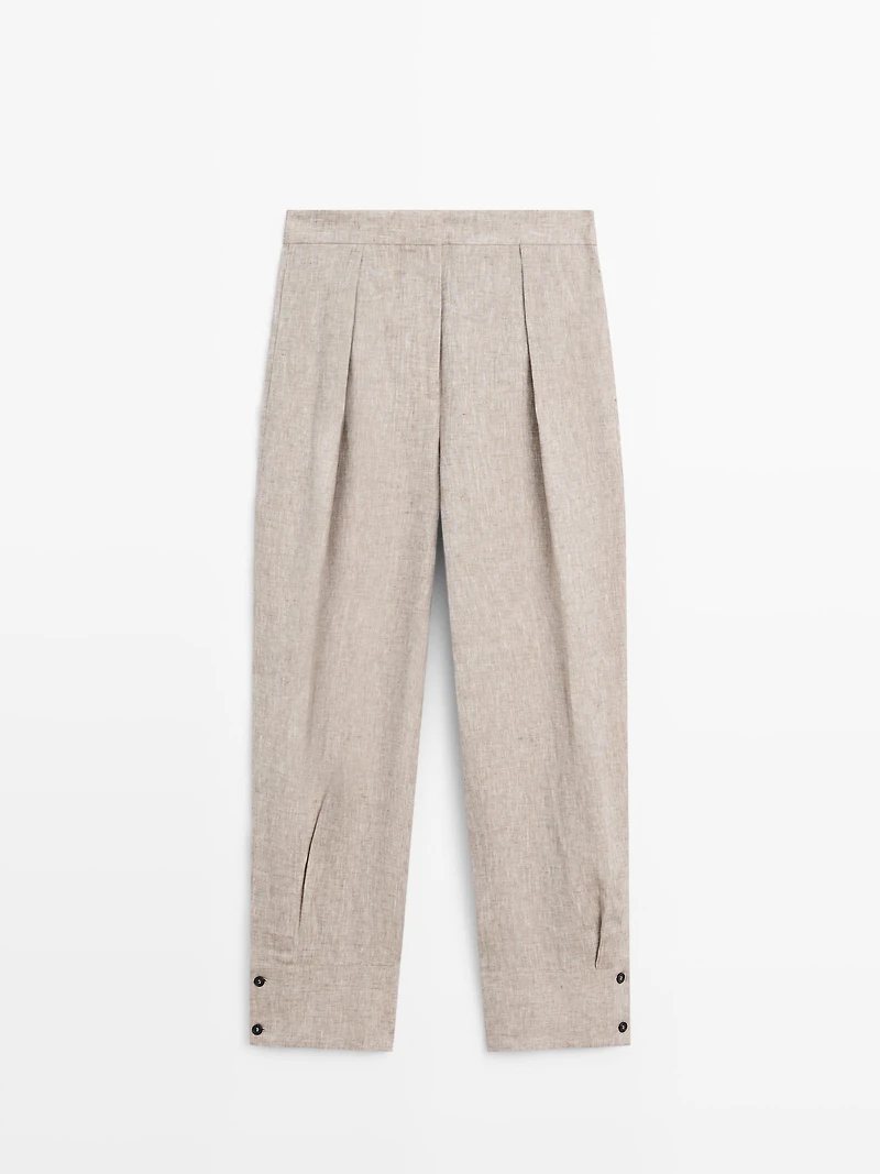 Pantalon de costume avec boucle