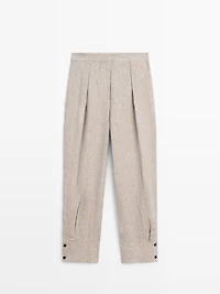 Pantalon de costume avec boucle