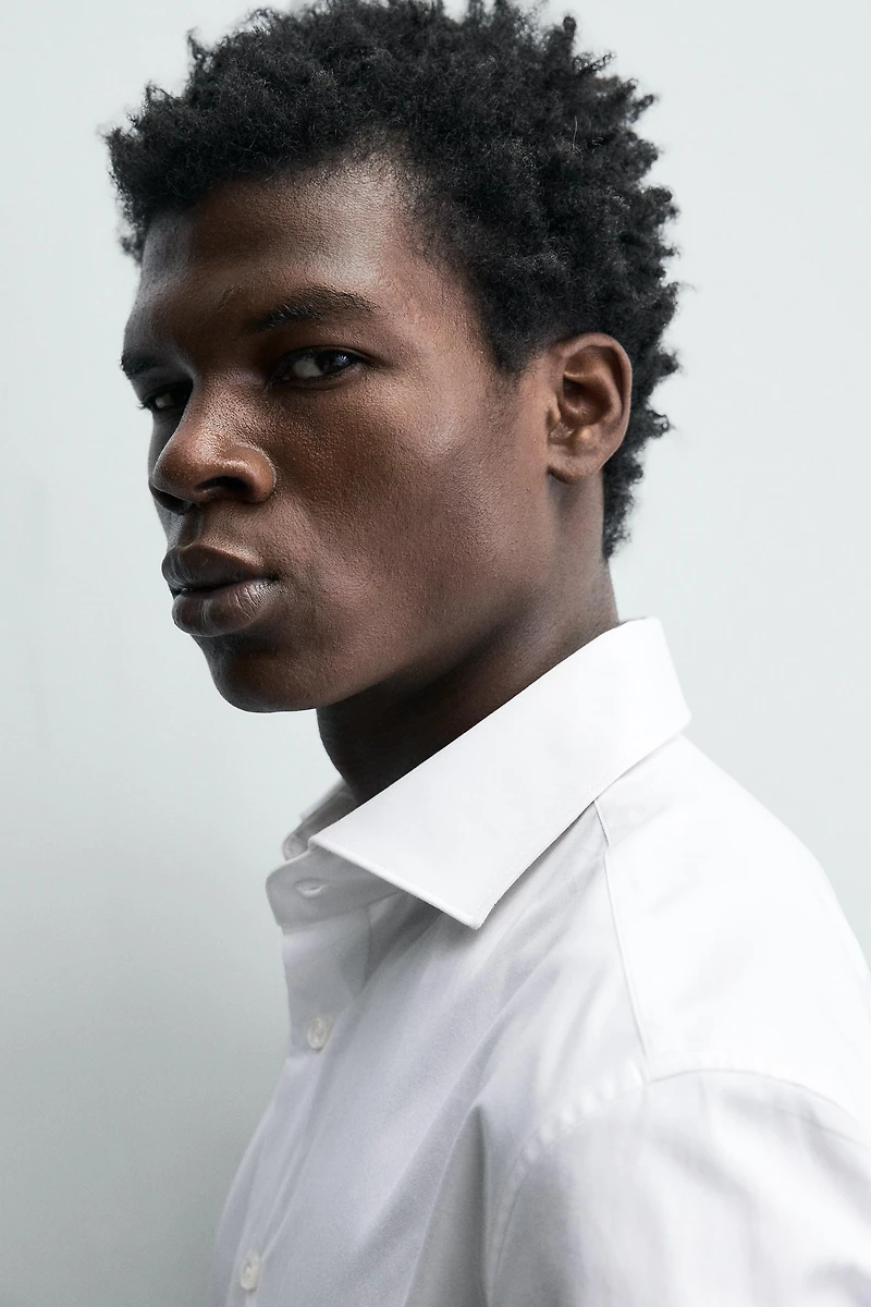 FRENCH CUFF TEXTURED SHIRT