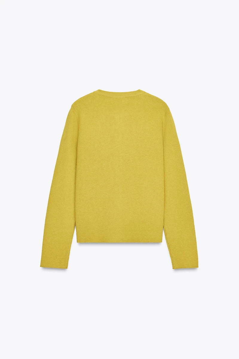 BASIC KNIT BUTTON CARDIGAN