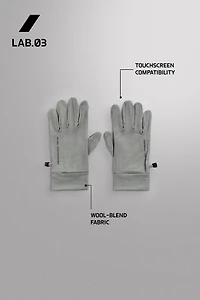 GANTS DE RUNNING EN LAINE MÉLANGÉE