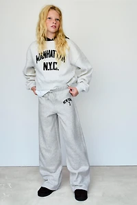 PANTALON LARGE IMPRIMÉ