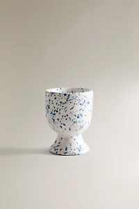 SPECKLED STONEWARE EGG CUP