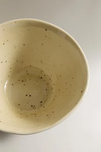 EARTHENWARE BOWL WITH OVALS
