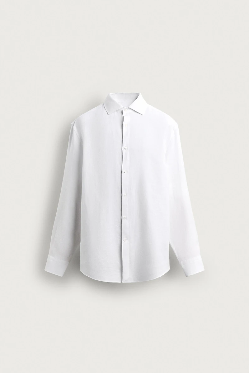 CHEMISE REGULAR FIT 100% LIN