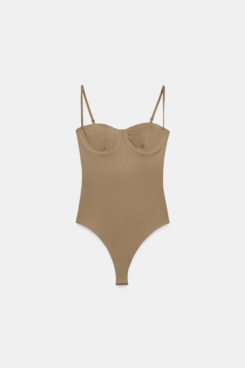 POLYAMIDE CAMISOLE BODYSUIT