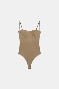 POLYAMIDE CAMISOLE BODYSUIT