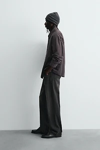 RELAXED FIT PLAID SHIRT