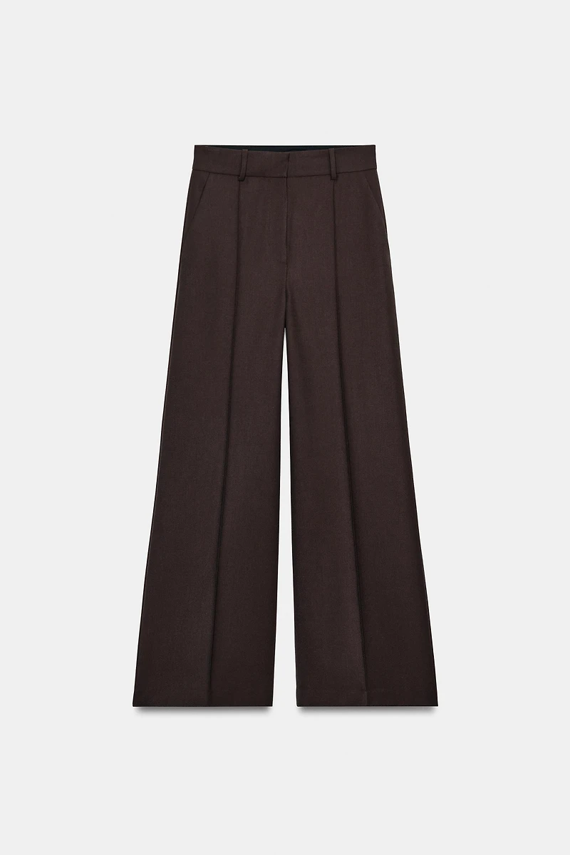 MINIMAL WIDE LEG PANTS ZW COLLECTION