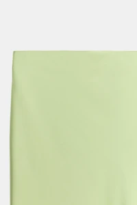 POLKA DOT SATIN EFFECT MIDI SKIRT