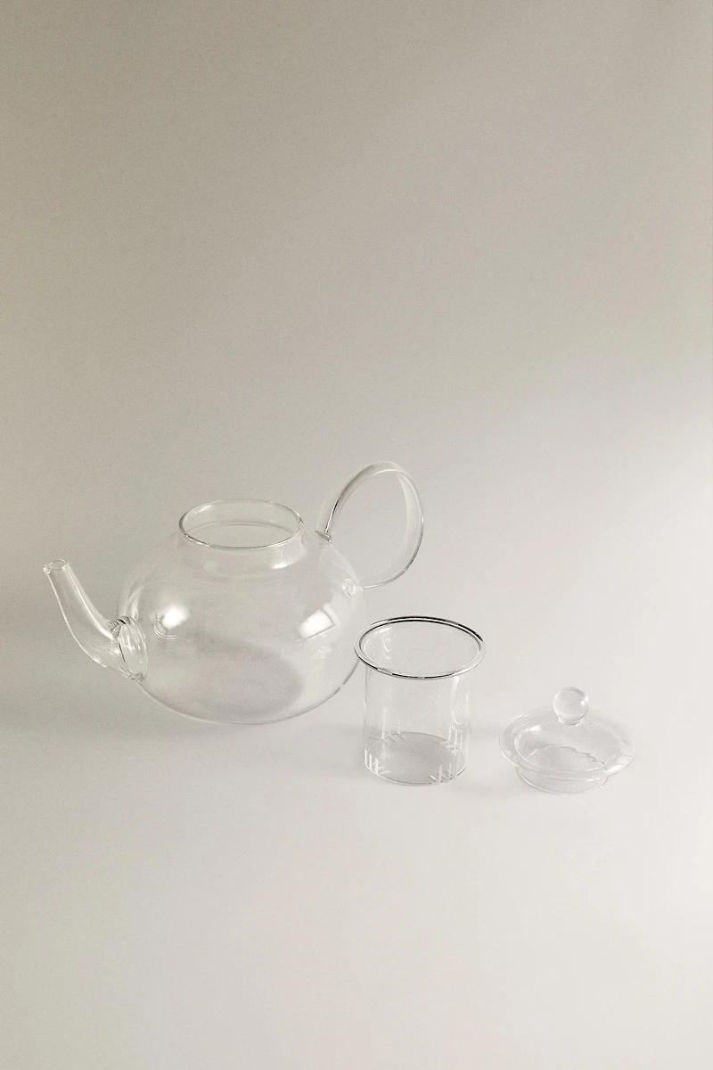 BOROSILICATE GLASS INFUSER TEAPOT