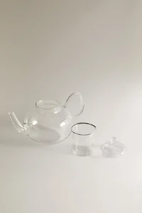 BOROSILICATE GLASS INFUSER TEAPOT
