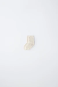 COTTON SILK TEXTURED SOCKS