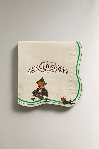 SET OF CHILDREN'S HALLOWEEN PAPER NAPKINS (SET OF 20)