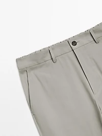 Cotton blend semi joggers