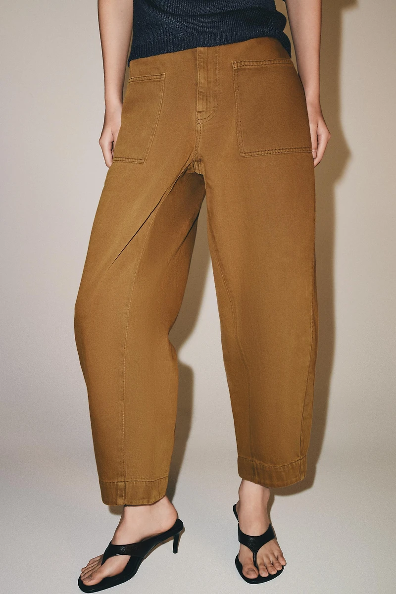 ZW COLLECTION BARREL PANTS