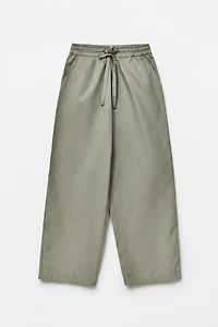 POPLIN PANTS
