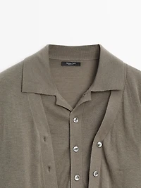 100% wool multi-way knit cardigan - STUDIO