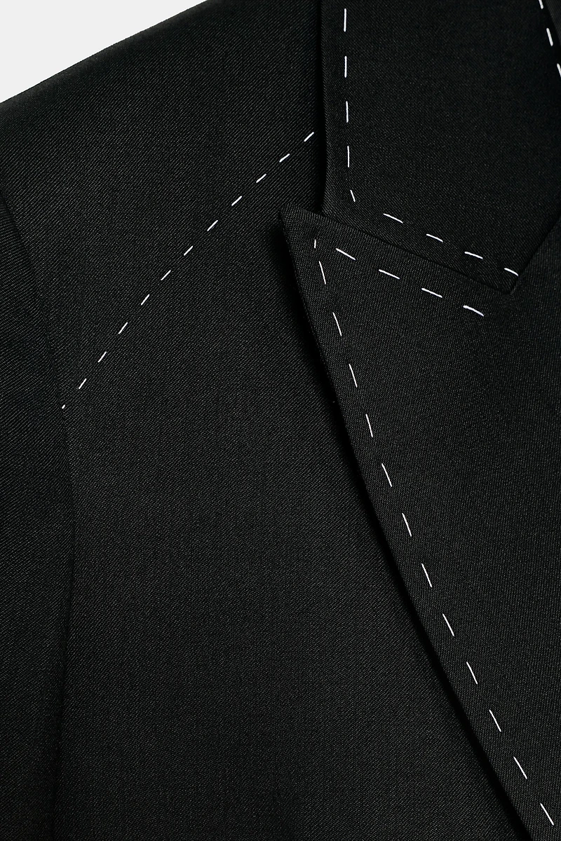 BLAZER SURPIQÛRES CONTRASTE ZW COLLECTION LIMITED EDITION