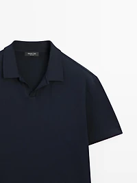 Polo 100 % coton à manches courtes