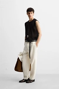 GILET EN MAILLE AJOURÉE