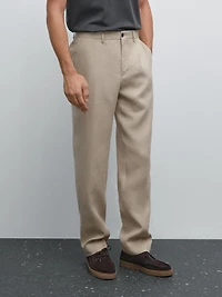 Flowing linen trousers