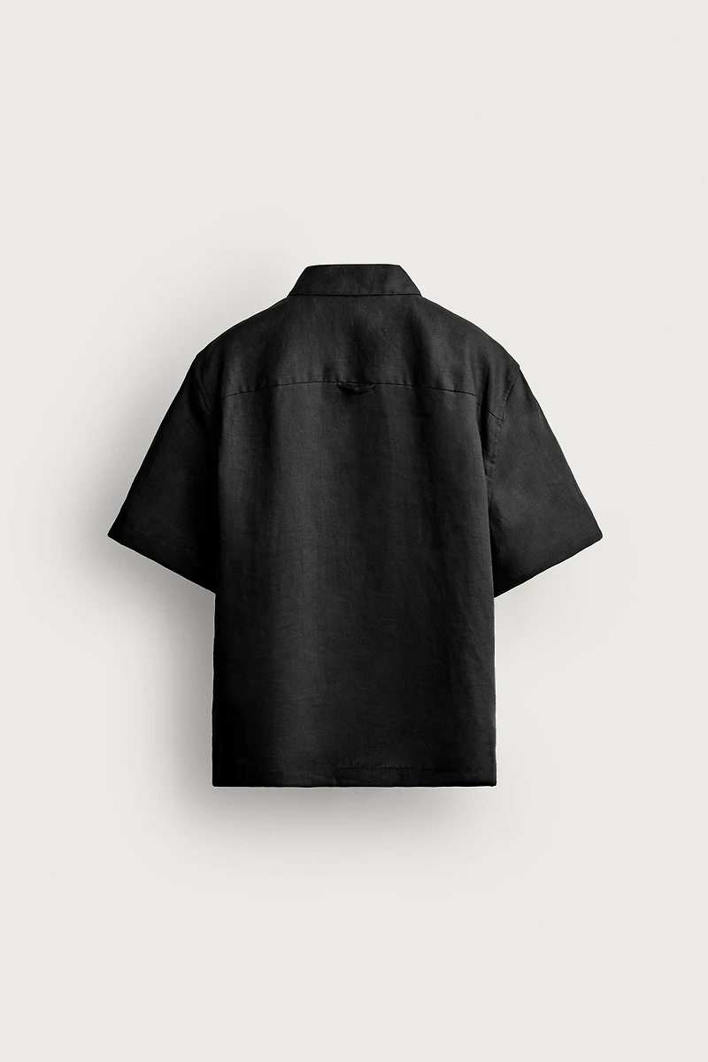 100% LINEN RELAXED FIT SHIRT