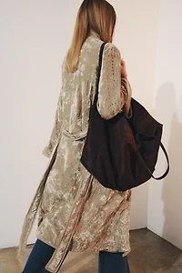 ZW COLLECTION LIMITED EDITION EMBROIDERED VELVET KIMONO