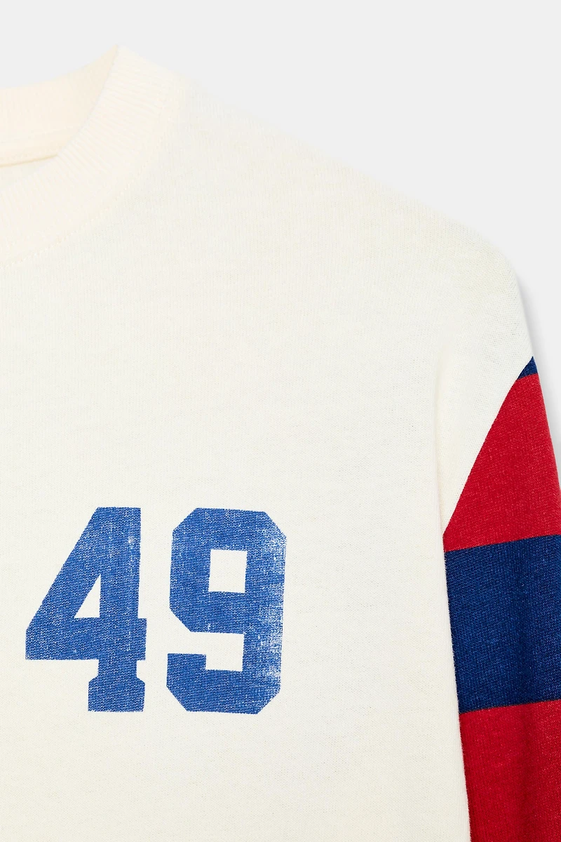 VARSITY STRIPED T-SHIRT