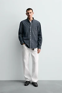 RELAXED FIT DENIM SHIRT