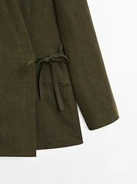 100% linen kimono