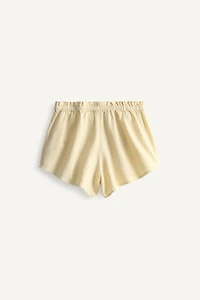 SHORT À FLEURS BRODÉES POINT DE CROIX LIMITED EDITION