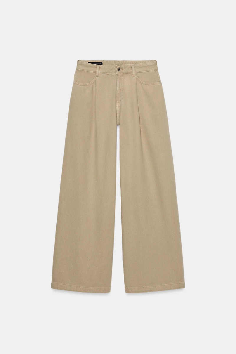 Z1975 HIGH WAIST WIDE LEG JEANS WITH DARTS