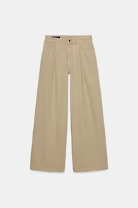 Z1975 HIGH WAIST WIDE LEG JEANS WITH DARTS