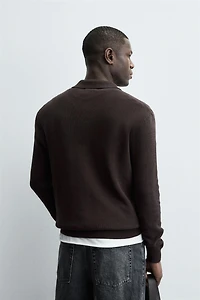 PEARLESCENT KNIT POLO SHIRT