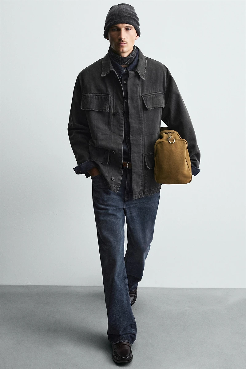 VESTE RELAXED FIT À POCHES