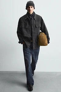 VESTE RELAXED FIT À POCHES