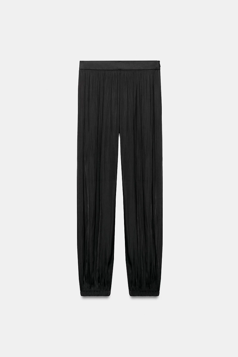 SATIN EFFECT BALLOON PANTS