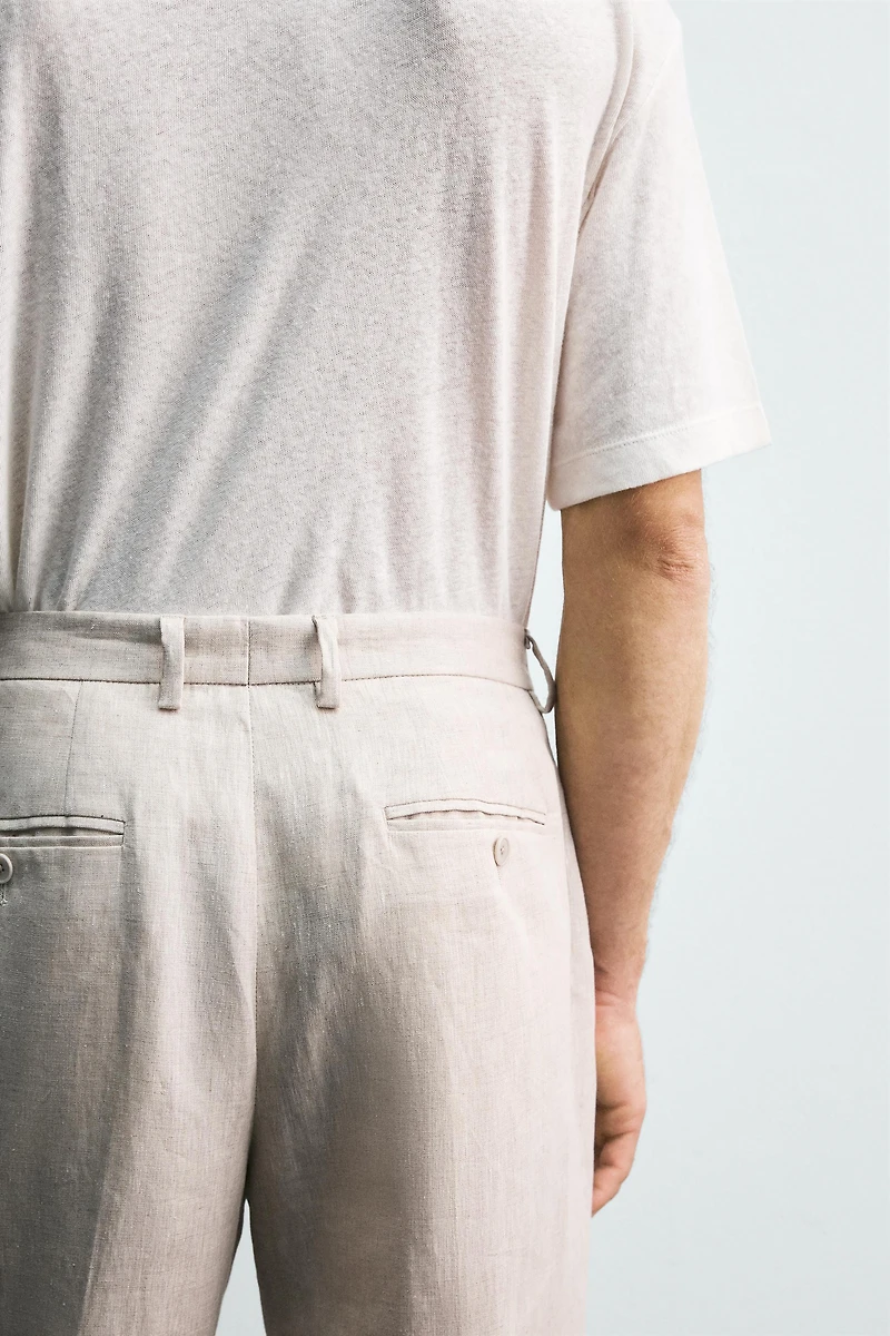 SUIT PANTS 100% LINEN