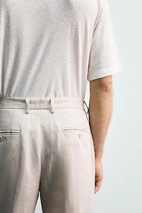 SUIT PANTS 100% LINEN