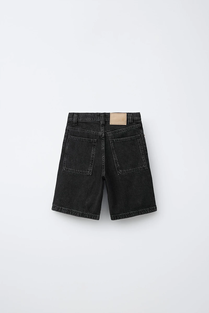 RELAXED BAGGY DENIM SHORTS