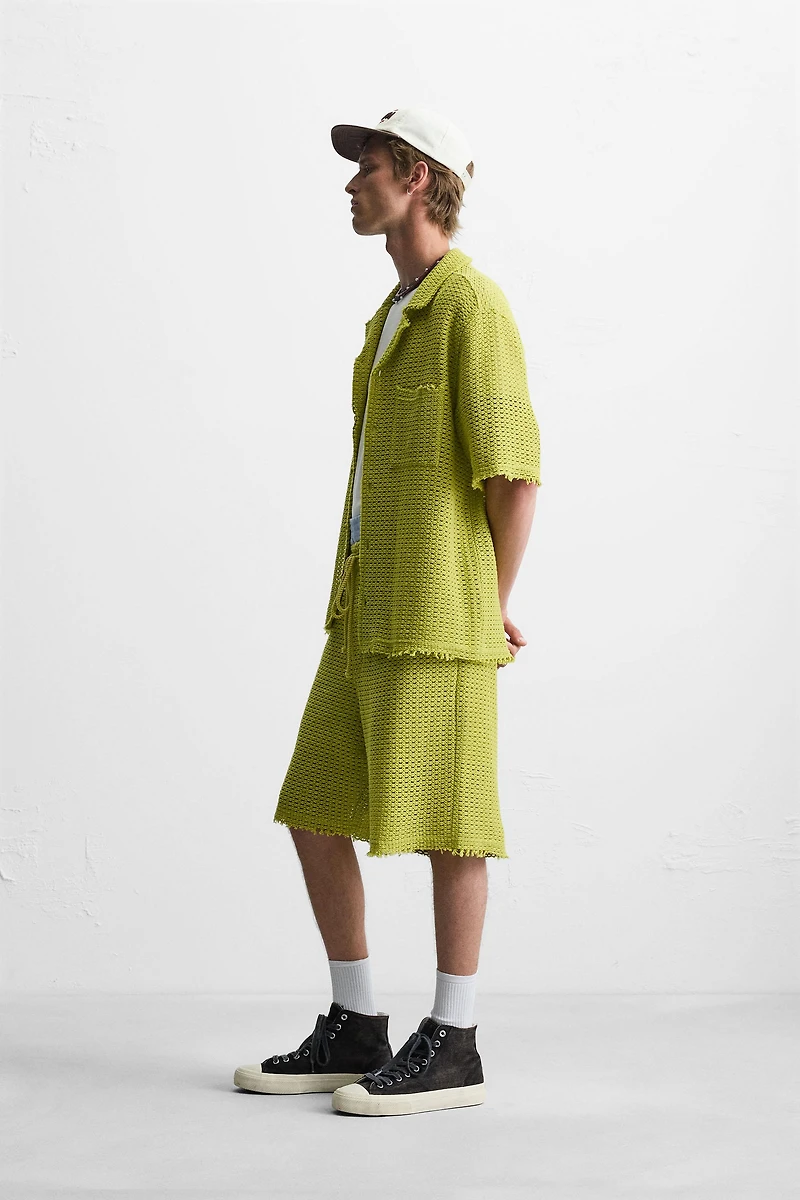 CHEMISE STRUCTURÉE AJOURÉE
